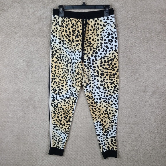 Sofia Intimates Pants Womens Small Leopard Print Sleepwear‎ Jogger Modal Stretch - Picture 1 of 10